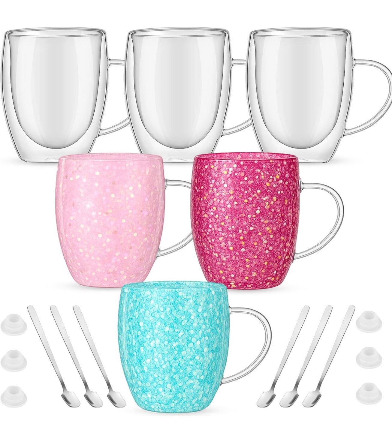 Snowglobe wine glass