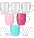 Snowglobe wine glass
