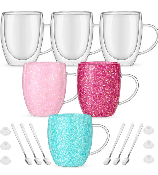 Snowglobe wine glass