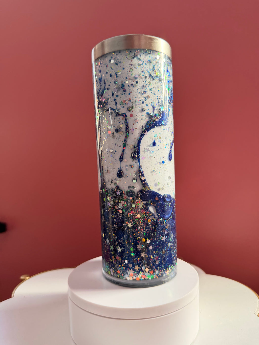 20oz stainless steel snowglobe