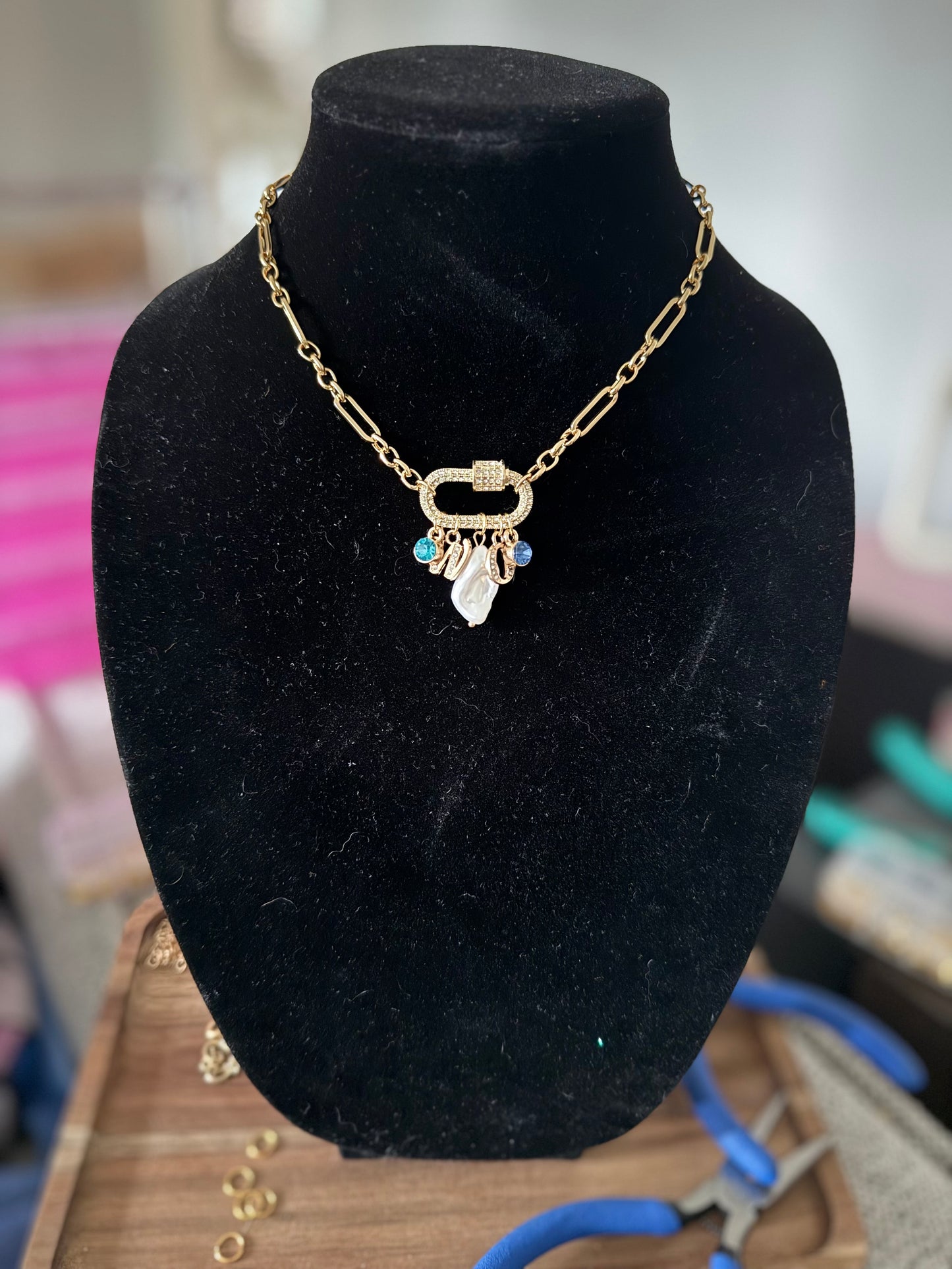 Custom Charm Necklace – Personalized Jewelry with Charms | Handmade Gift for Her