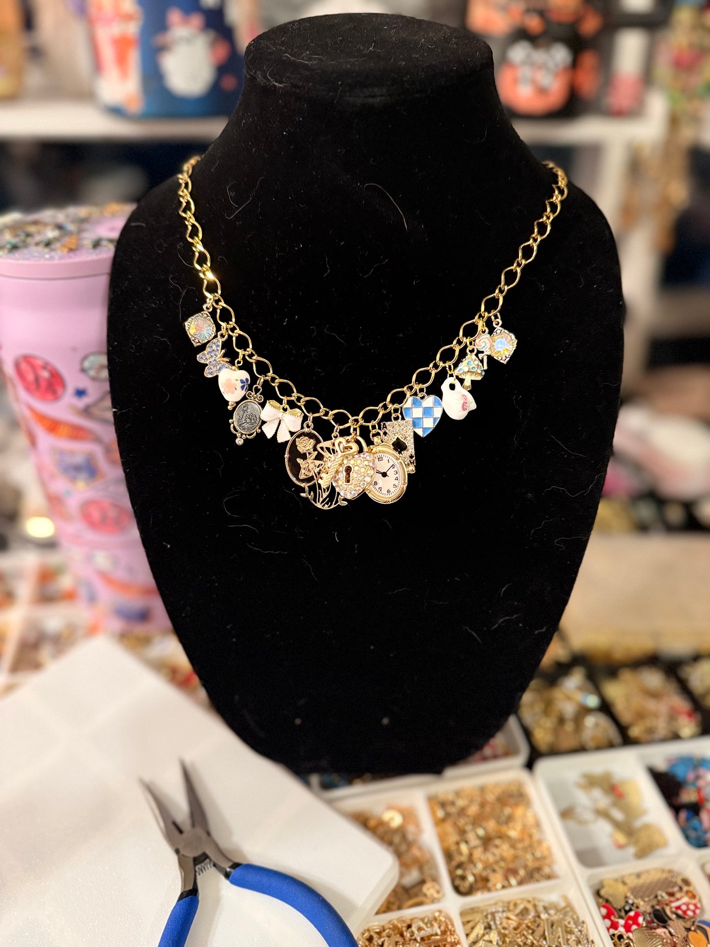 Custom Charm Necklace – Personalized Jewelry with Charms | Handmade Gift for Her