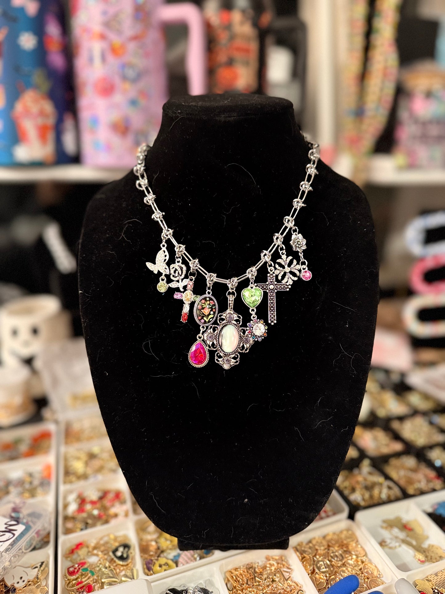 Custom Charm Necklace – Personalized Jewelry with Charms | Handmade Gift for Her