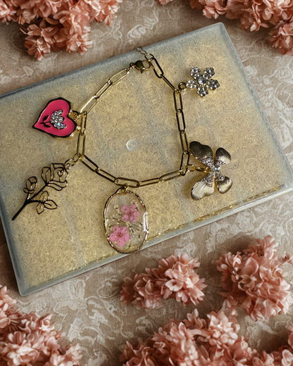 Custom Charm Bracelet – Personalized Jewelry with Charms | Handmade Gift for Her