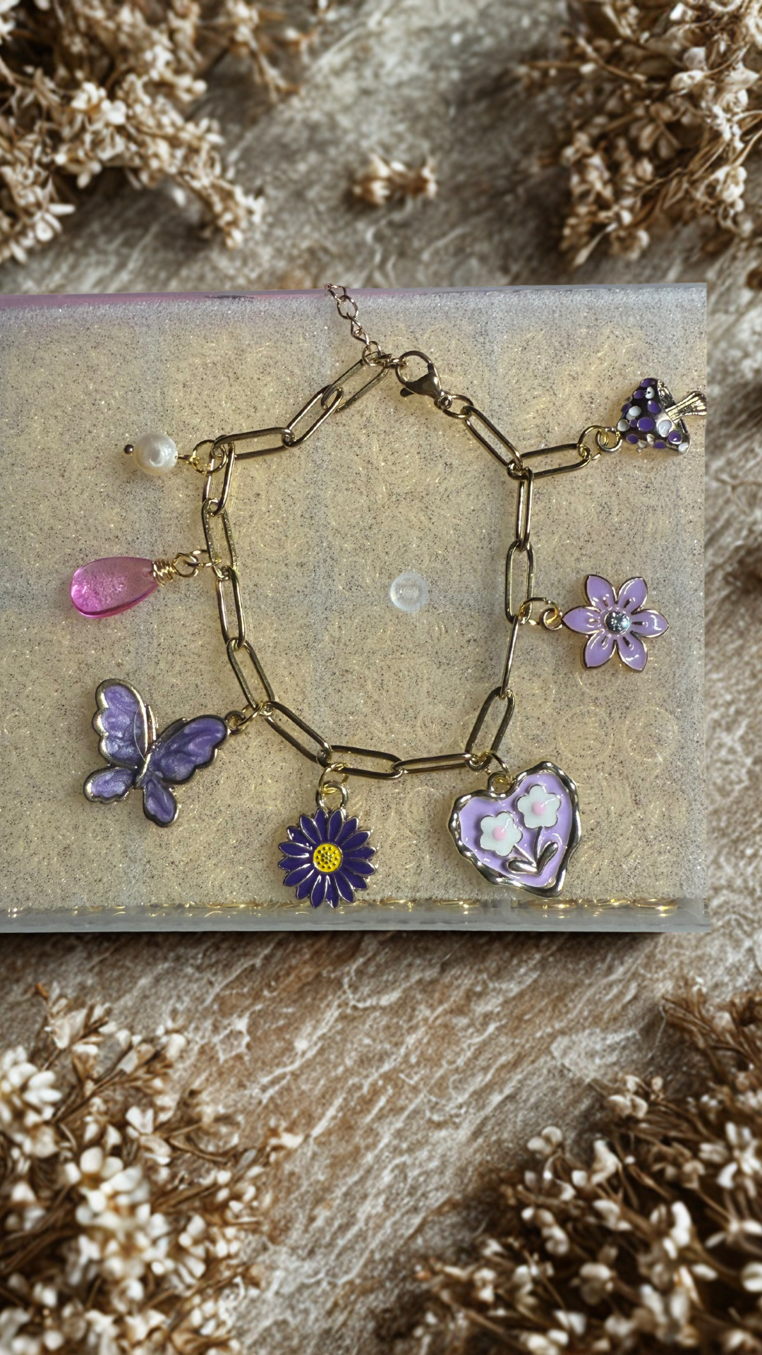 Custom Charm Bracelet – Personalized Jewelry with Charms | Handmade Gift for Her