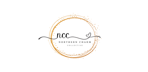 Logo of Northern Charm Collective with a decorative circle on a white background